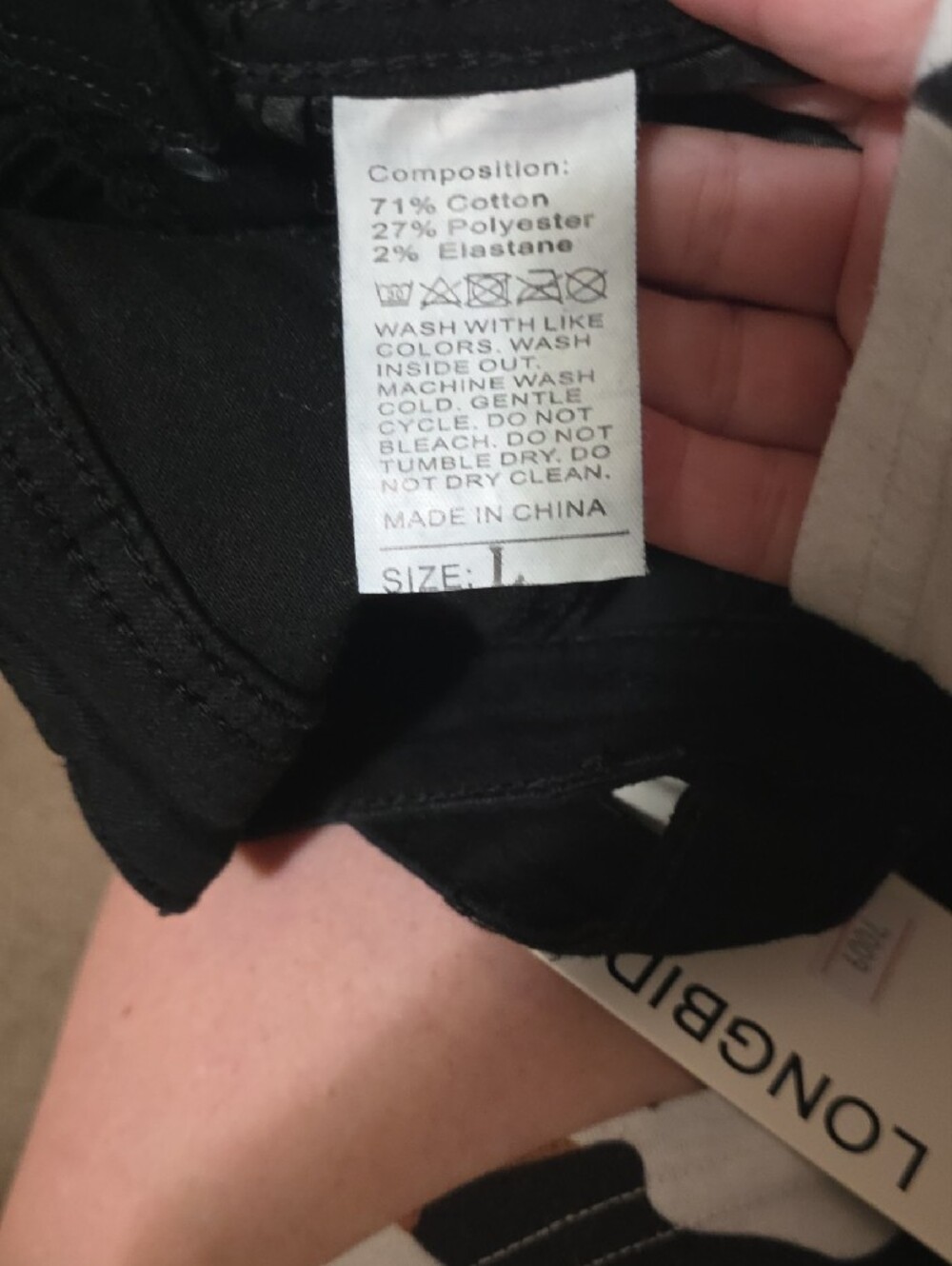 Women's Black Denim Overalls Jeans - Picture 8 of 10